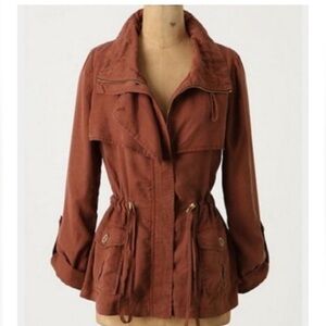 Anthropologie Cartionner Brown Anorak Cargo Jacket